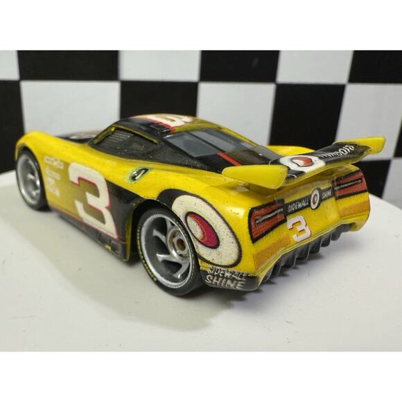 Disney Pixar Cars Carstin “Ace” Dillon #3 Sidewall Shine - Picture 7 of 8